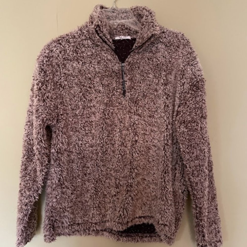 Brown Sherpa Pullover